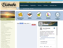 Tablet Screenshot of escanaba.org