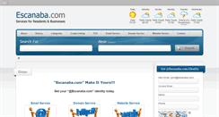 Desktop Screenshot of escanaba.com