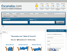 Tablet Screenshot of escanaba.com